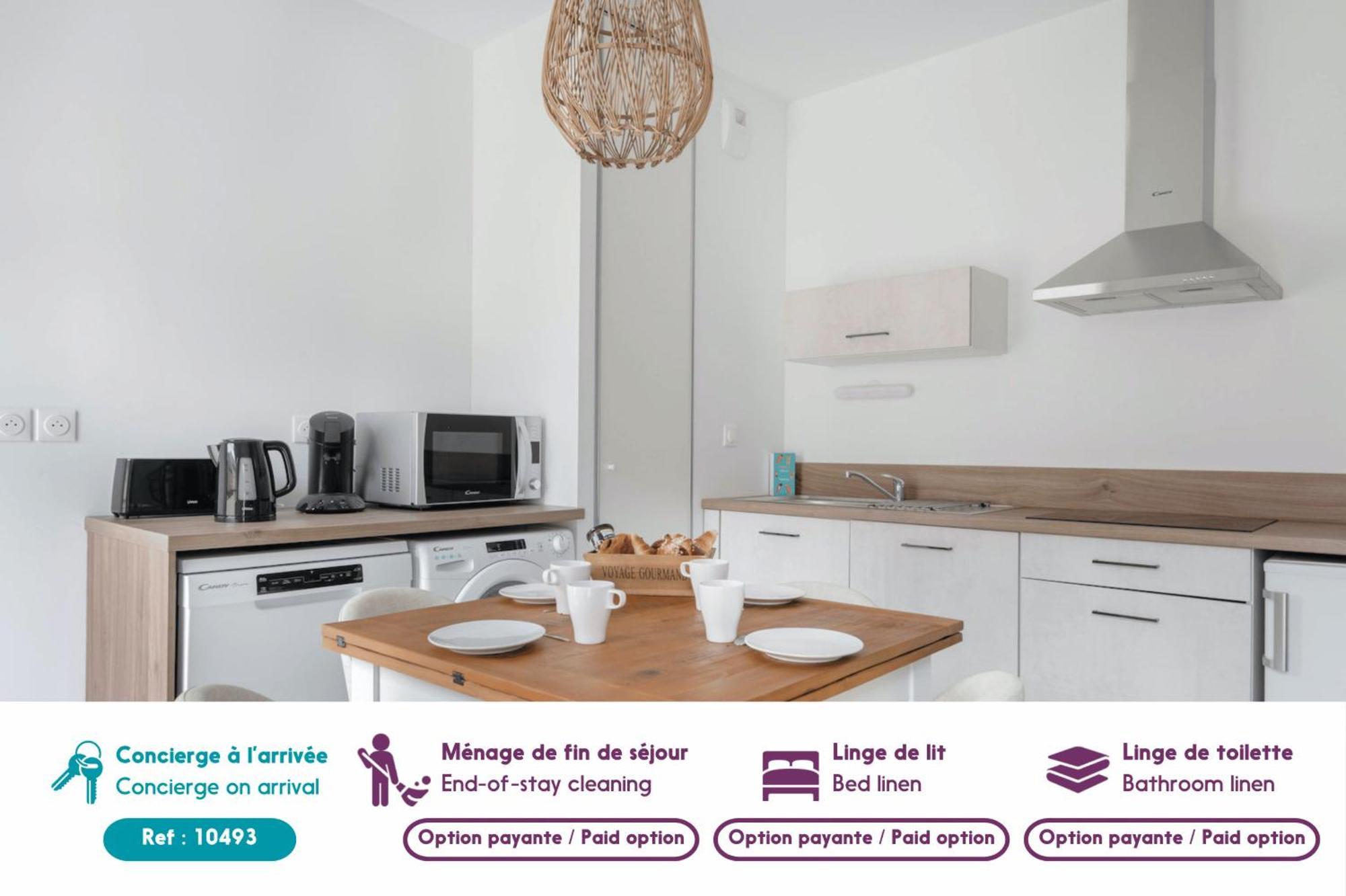 50M De La Plage, Bel Appartement Pour 4 플레뇌프-발-앙드레 외부 사진